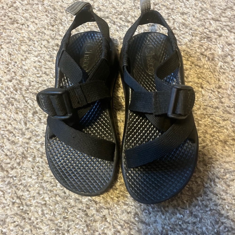 Chaco Kids Black Sandals
